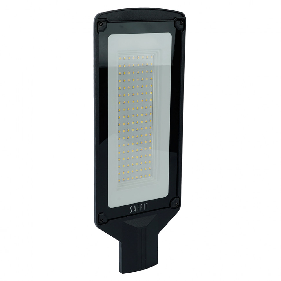 Светодиодный уличный консольный светильник SAFFIT SSL10-100 100W 5000K 230V, черный