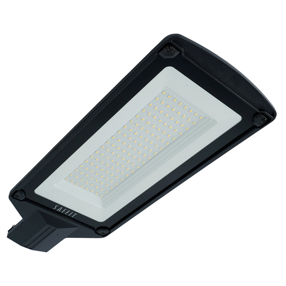 Светодиодный уличный консольный светильник SAFFIT SSL10-100 100W 5000K 230V, черный