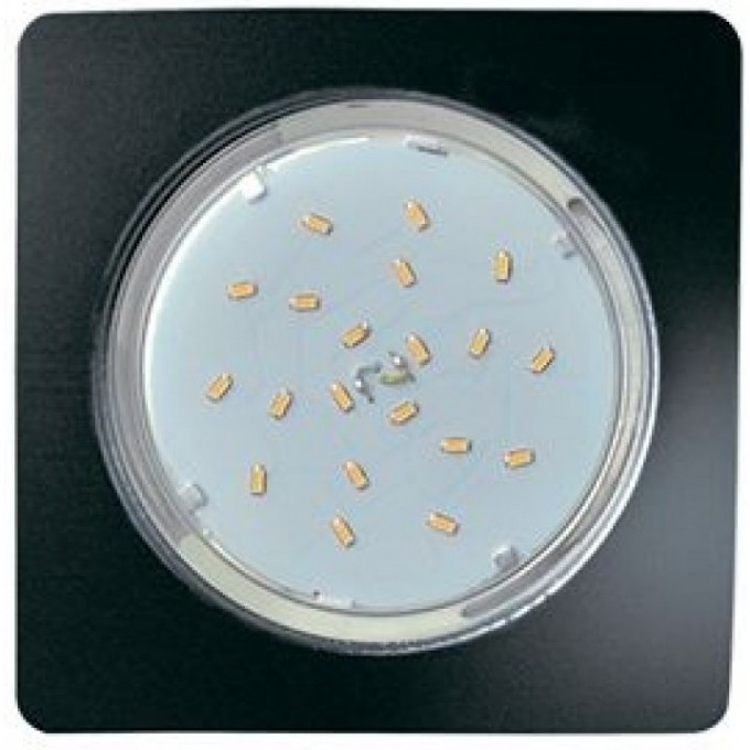 Ecola GX53 5357 св-к Квадрат Легкий Черный 25x107 FB5357ECD (10!)