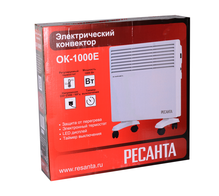Конвектор ОК-1000Е (LED) Ресанта 67/4/12