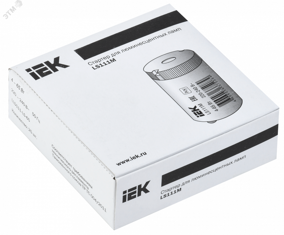 Стартер LS111M 4-65Вт 220-240В IEK LLD111-LS-65