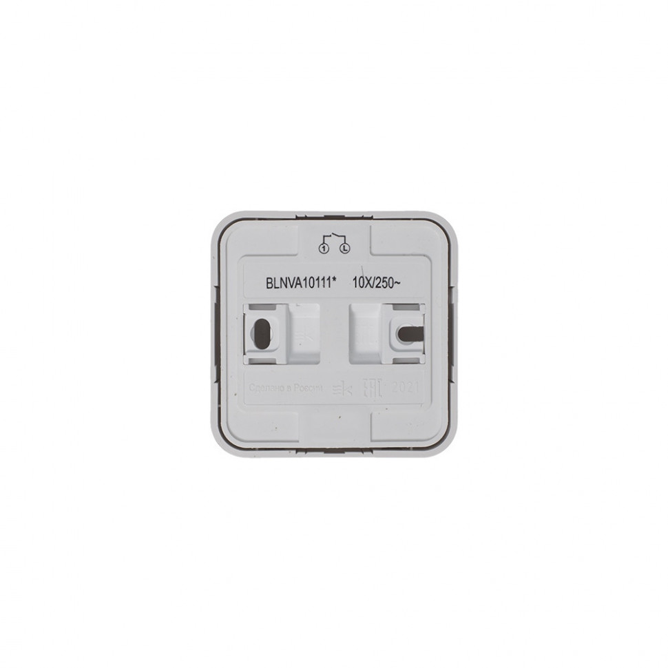 Выключатель 1-кл. ОП Blanca 10А IP20 (сх. 1) 250В с изолир. пластиной бел. SE BLNVA101011