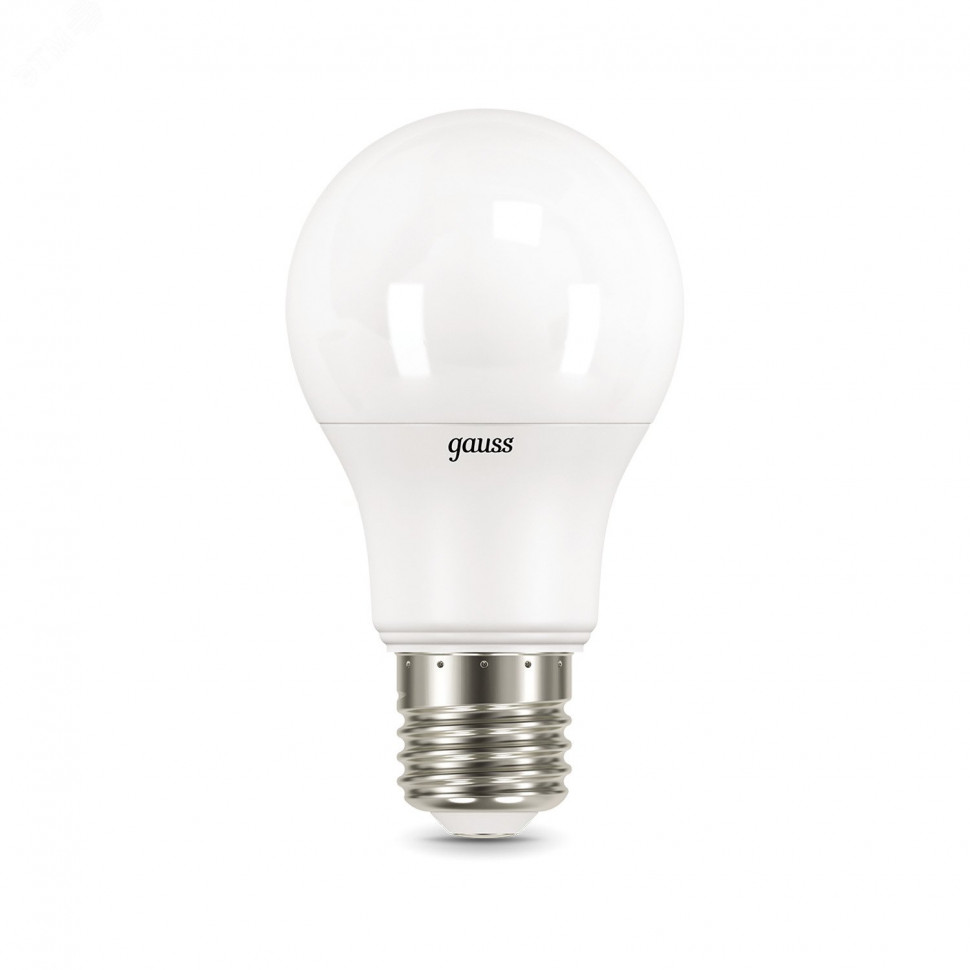 Лампа светодиодная Black 7Вт A60 грушевидная 4100К нейтр. бел. E27 710лм GAUSS 102502207