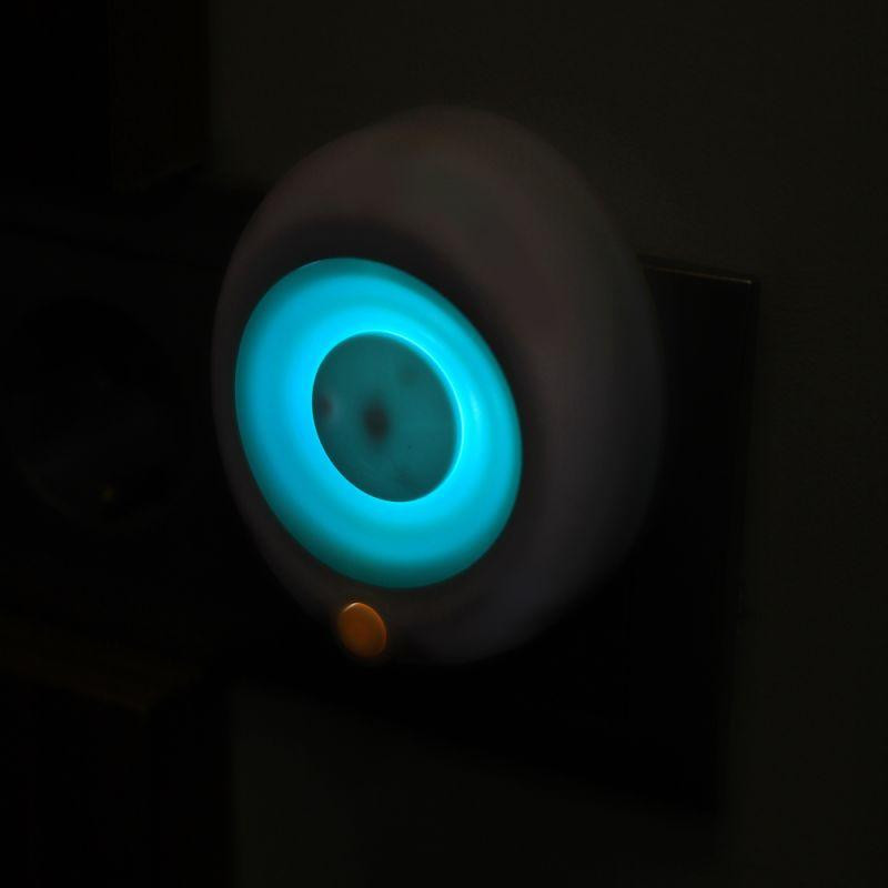 Светильник "Кнопка" NL-245 LED ночник с выкл. 220В Camelion 14265