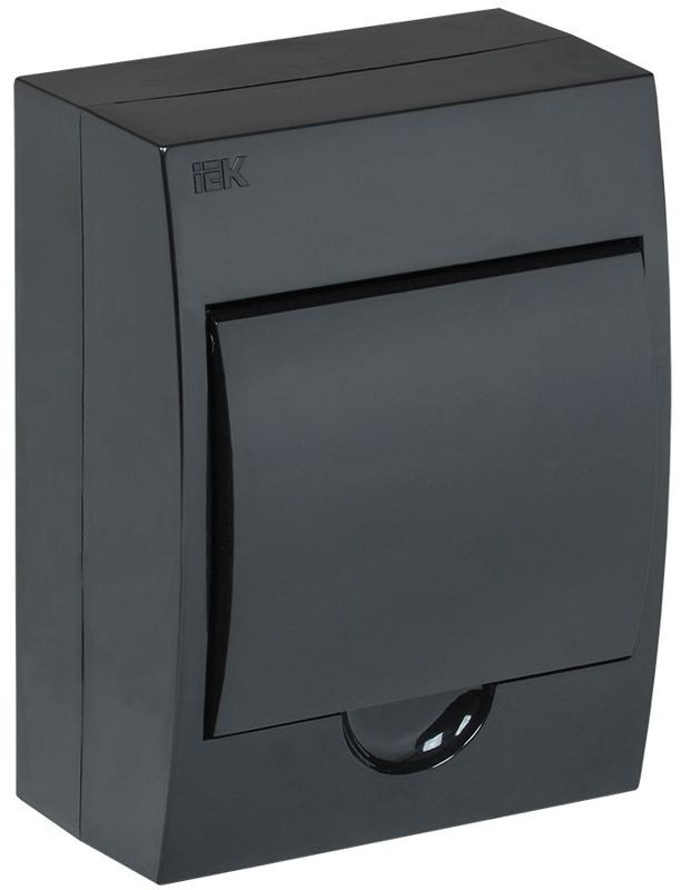 Корпус ЩРН-П-6 Krepta 3 IP41 навесной пластик. черн. IEK MKP12-N-06-41-K02