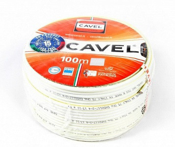 Кабель SAT 50М+Cu/Al/CuSn (75 Ом) медь 100м Б (м) CAVEL 01-2402