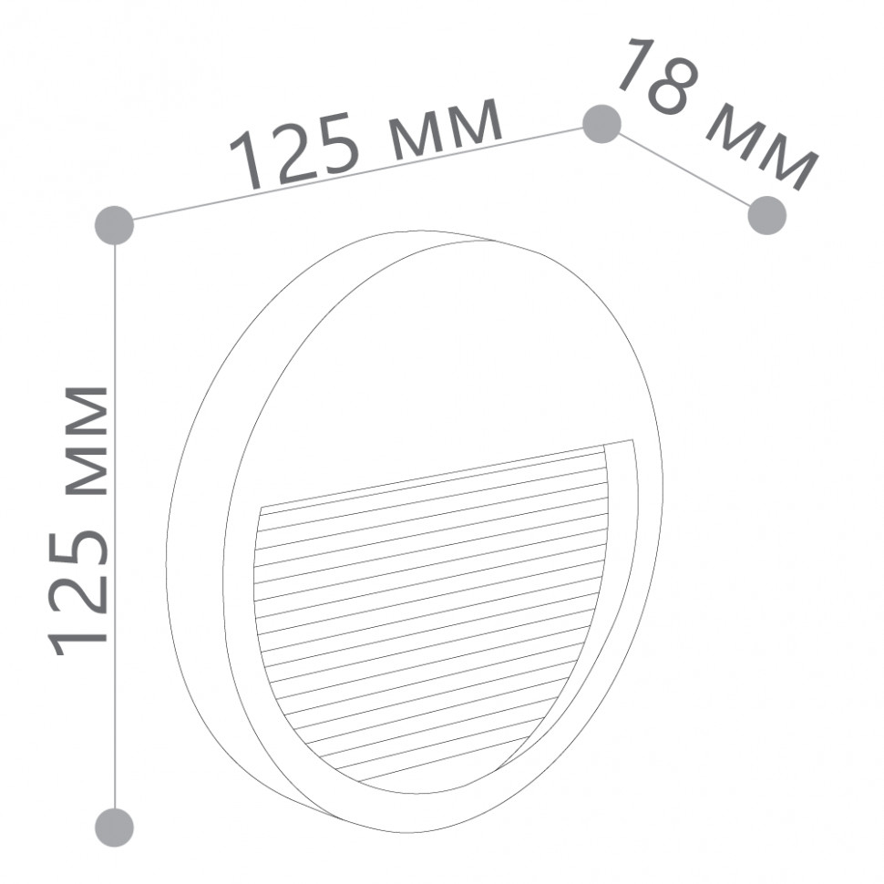 Светодиодный светильник Feron DH203 накладной 5W 4000K, IP65, черный