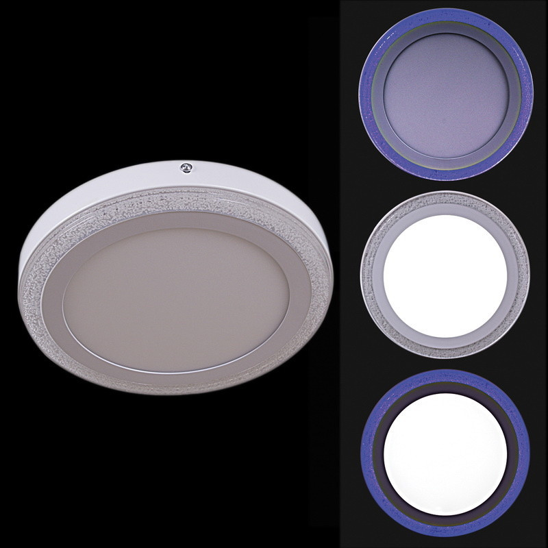 Светодиодная панель 64186-9.5-001QPM LED18+6W BL Накладная